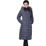 5XL Plus Size Winter Jacket Women 2017 Winter Coat Long Parka Luxury Fur collar Cotton-Padded Coat Women Wadded Jackets