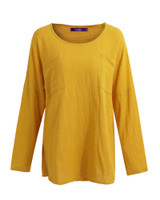 5XL Plus Size Cotton Linen T-shirt Female Korean Women Long Sleeve Loose Casual Tee Shirt Femme Ethnic Vintage Autumn Shirt Top