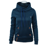2018 Autumn Fashion Women Hoodie Sweatshirts Self-tie Pockets Pullover Hooded Loose Tops moletom feminino sudaderas mujer XXXL
