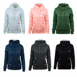 2018 Autumn Fashion Women Hoodie Sweatshirts Self-tie Pockets Pullover Hooded Loose Tops moletom feminino sudaderas mujer XXXL