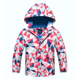 2018 Autumn Boys Jacket Fleece Girls Windbreaker Jackets Coats Kids Outerwear Sporty Hoodie Clothes Double-deck Waterproof