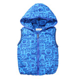 2018 Autumn Boy Vests Jacket Kids Clothes Print Fashion Children Clothing Hooded Waistcoats Casual Baby Boys Vest Coats