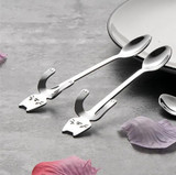 2018 1 Piece Cute Cat Spoon Long Handle Spoons Flatware Drinking Tools Kitchen Gadget F24