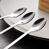 2018 1 Piece Cute Cat Spoon Long Handle Spoons Flatware Drinking Tools Kitchen Gadget F24