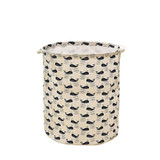 2017Top Quality Waterproof Canvas Sheets Laundry Clothes Storage Basket Folding Storage Box Environmental Storage Laundry Basket