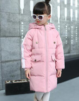 Boys Girls Winter Duck Down Jacket Kids Thick Clothes Outerwears with Hooded for Russia Cold -30 Degree Warm Coat Parka
