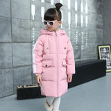 Boys Girls Winter Duck Down Jacket Kids Thick Clothes Outerwears with Hooded for Russia Cold -30 Degree Warm Coat Parka