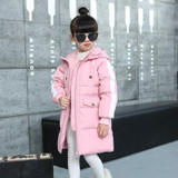 Boys Girls Winter Duck Down Jacket Kids Thick Clothes Outerwears with Hooded for Russia Cold -30 Degree Warm Coat Parka