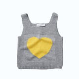 Boys Girls Vests Jacket Kids Clothes Knitting Fashion Heart Children Clothing Girl Waistcoat Spring Autumn Casual Baby Boys Ves