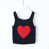 Boys Girls Vests Jacket Kids Clothes Knitting Fashion Heart Children Clothing Girl Waistcoat Spring Autumn Casual Baby Boys Ves