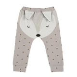 Boys Girls Pants Autumn/Winter Children's Clothing Cotton Baby Fox Pattern Long Trousers Boy Girl Harem Pants Kids Clothes