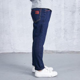 boys Girls Jeans 2018 New Spring Elastic Waist Denim Jeans For Girl Boy Regular Kids Blue Pants Trousers Children Clothing J106