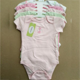 Boys Girls Baby Rompers Short Sleeve Cotton O-Neck 0-12M Novel Newborn Roupas de bebe Baby Clothes