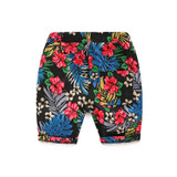 Boys Clothes New 2017 Summer Boy Clothing Sets Flowers Pattern Toddler Boys Sets Kids Clothes Children Clothing Set