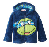 Boys and girls cotton coral velvet warm Outerwear new children's cartoon embroidery Hooded coat Baby Jacket Clothes for 1-5 Y