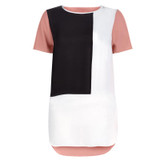 Boyfriend Style 2016 Summer Plus Size 6XL Loose Casual Long Blusas For Women Patchwork Chiffon Blouse XXXXL 5XL Tops Shirt