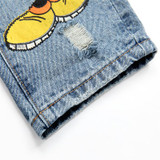 Boyfriend Jeans For Women's Ripped Jeans Denim Pants Female Loose Hole Harem Trousers Mickey Woman Pants 2016 New Arriving