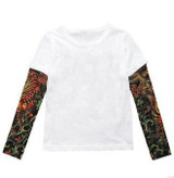 Boy Tattoo T Shirt Spring New Cartoon Children T Shirts Boys Kids T-Shirt Designs Clothing For Boys Baby Clothing Girls T-Shirts
