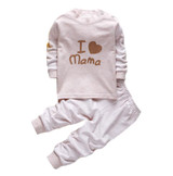 Boy girl pajama Autumn Winter pajamas for children boys 2 3 4 years kids pajama set girl child Sleepwear for children suits 2T