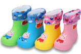 Boy Girl Rubber Rain Boot Kids Pig shoes Toddler Baby Boys Girls Boot Kids child boots Waterproof Shoes tx1133