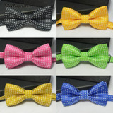 Boy Bow skinny mens Tie quality dot tie bowtie bow yellow red knitted ties for men corbatas hombre 2017 noeud papillon homme