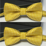 Boy Bow skinny mens Tie quality dot tie bowtie bow yellow red knitted ties for men corbatas hombre 2017 noeud papillon homme