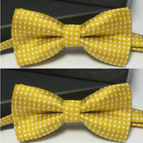 Boy Bow skinny mens Tie quality dot tie bowtie bow yellow red knitted ties for men corbatas hombre 2017 noeud papillon homme