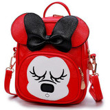 Bowknot Cute Minnie Mickey Children Cartoon School Backpack For 0-3 years old Boys And Girls Lovely Cartoon Schoolbag MAQ52