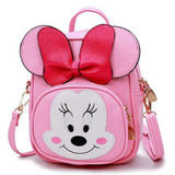 Bowknot Cute Minnie Mickey Children Cartoon School Backpack For 0-3 years old Boys And Girls Lovely Cartoon Schoolbag MAQ52