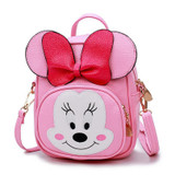 Bowknot Cute Minnie Mickey Children Cartoon School Backpack For 0-3 years old Boys And Girls Lovely Cartoon Schoolbag MAQ52