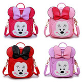 Bowknot Cute Minnie Mickey Children Cartoon School Backpack For 0-3 years old Boys And Girls Lovely Cartoon Schoolbag MAQ52