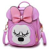 Bowknot Cute Minnie Mickey Children Cartoon School Backpack For 0-3 years old Boys And Girls Lovely Cartoon Schoolbag MAQ52