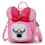 Bowknot Cute Minnie Mickey Children Cartoon School Backpack For 0-3 years old Boys And Girls Lovely Cartoon Schoolbag MAQ52