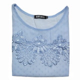 BIBOYAMALL Women Blouse Fashion 2017 Summer Chiffon Blouse Short Sleeve Casual Lace Shirt Tops Women's O-neck Blusa