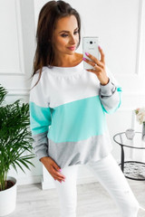 2017 Autumn Winter O-Neck Long Sleeve loose Pullovers back V collar Warm Blouse Women Knitted Sweatshirts pull femme tops