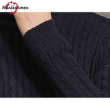 2017 Autumn Winter New Solid Turtleneck Fashion Mens Knitted Sweaters Pull Homme Pullovers Casual Sweater Men Sueter Hombre