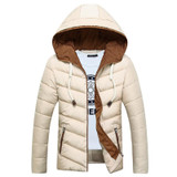 2017 Autumn Winter New Fashion Hooded Chaqueta Hombre Invierno Thick Waterproof Medium Long Stylish Winter Jackets Men