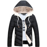 2017 Autumn Winter New Fashion Hooded Chaqueta Hombre Invierno Thick Waterproof Medium Long Stylish Winter Jackets Men