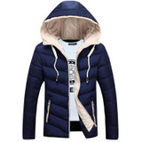 2017 Autumn Winter New Fashion Hooded Chaqueta Hombre Invierno Thick Waterproof Medium Long Stylish Winter Jackets Men