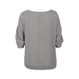 2017 Autumn Winter Knitted Sweater Women Long Batwing Sleeve Slash Neck Loose Pullover Christmas Sweater Tops Jumper Pull Femme