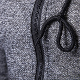 2017 Autumn Winter Hoodies Men Zipper Slim Fit Hoodie PU Patchwork Fleece Cardigan Jacket Hip Hop Mens Hooded Sweatshirt Sudader