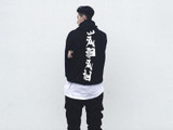 2017 Autumn Winter Hooded Hoodies Fashion Hip Hop Headwear Sweatshirts Kanji Print Hoody Hoodies Sweatshirts Us Size