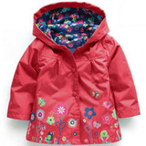 2017 Autumn Winter Girls Jacket For Girls Windbreaker Boys Jacket Kids Raincoat Trench Coat Children Outerwear Girls Clothes