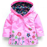 2017 Autumn Winter Girls Jacket For Girls Windbreaker Boys Jacket Kids Raincoat Trench Coat Children Outerwear Girls Clothes
