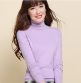2017 autumn winter female Knitted Cashmere sweater women thickening turtleneck pull femme women sweaters and pullovers