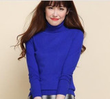 2017 autumn winter female Knitted Cashmere sweater women thickening turtleneck pull femme women sweaters and pullovers