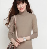 2017 autumn winter female Knitted Cashmere sweater women thickening turtleneck pull femme women sweaters and pullovers