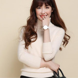 2017 autumn winter female Knitted Cashmere sweater women thickening turtleneck pull femme women sweaters and pullovers