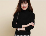 2017 autumn winter female Knitted Cashmere sweater women thickening turtleneck pull femme women sweaters and pullovers