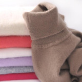2017 autumn winter female Knitted Cashmere sweater women thickening turtleneck pull femme women sweaters and pullovers